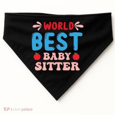 Childcare Sitter Kindergarten Gift USA-Made Doggie Bandana