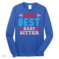 Childcare Sitter Kindergarten Gift Long Sleeve Shirt thumb 0
