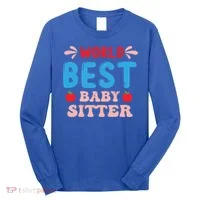 Childcare Sitter Kindergarten Gift Long Sleeve Shirt thumb 0