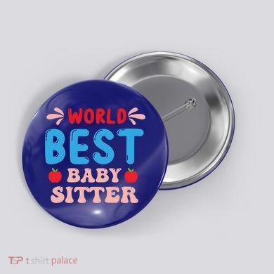 Childcare Sitter Kindergarten Gift Button