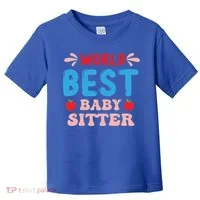 Childcare Sitter Kindergarten Gift Toddler T-Shirt thumb 0