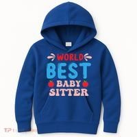 Childcare Sitter Kindergarten Gift Kids Hoodie thumb 0