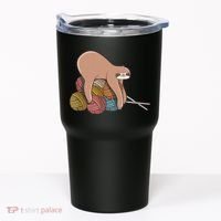 Cute Sloth Knitting Yarn Knitting Wool Tumbler thumb 0