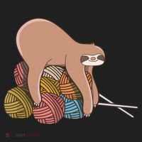 Cute Sloth Knitting Yarn Knitting Wool Tumbler thumb 3