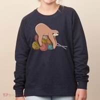 Cute Sloth Knitting Yarn Knitting Wool Women's Sweatshirt thumb 0