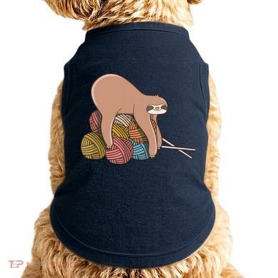 Cute Sloth Knitting Yarn Knitting Wool Doggie Tank