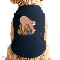 Cute Sloth Knitting Yarn Knitting Wool Doggie Tank thumb 0
