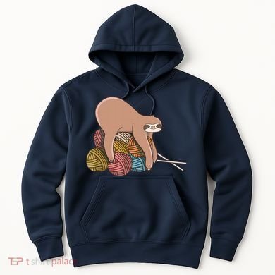 Cute Sloth Knitting Yarn Knitting Wool Hoodie