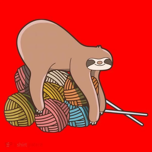 Cute Sloth Knitting Yarn Knitting Wool Santa Hat