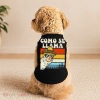 Como Se Llama Funny Cinco De Mayo Mexican Alpaca Animal Doggie Tank thumb 2