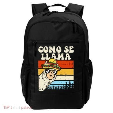 Como Se Llama Funny Cinco De Mayo Mexican Alpaca Animal Backpack