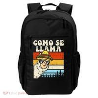 Como Se Llama Funny Cinco De Mayo Mexican Alpaca Animal Backpack thumb 0