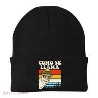 Como Se Llama Funny Cinco De Mayo Mexican Alpaca Animal Beanie thumb 0