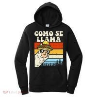 Como Se Llama Funny Cinco De Mayo Mexican Alpaca Animal Women's Hoodie thumb 0