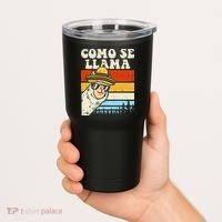 Como Se Llama Funny Cinco De Mayo Mexican Alpaca Animal Tumbler thumb 2