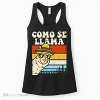 Como Se Llama Funny Cinco De Mayo Mexican Alpaca Animal Women's Tank Top thumb 0