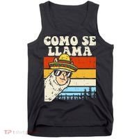 Como Se Llama Funny Cinco De Mayo Mexican Alpaca Animal Tank Top thumb 0