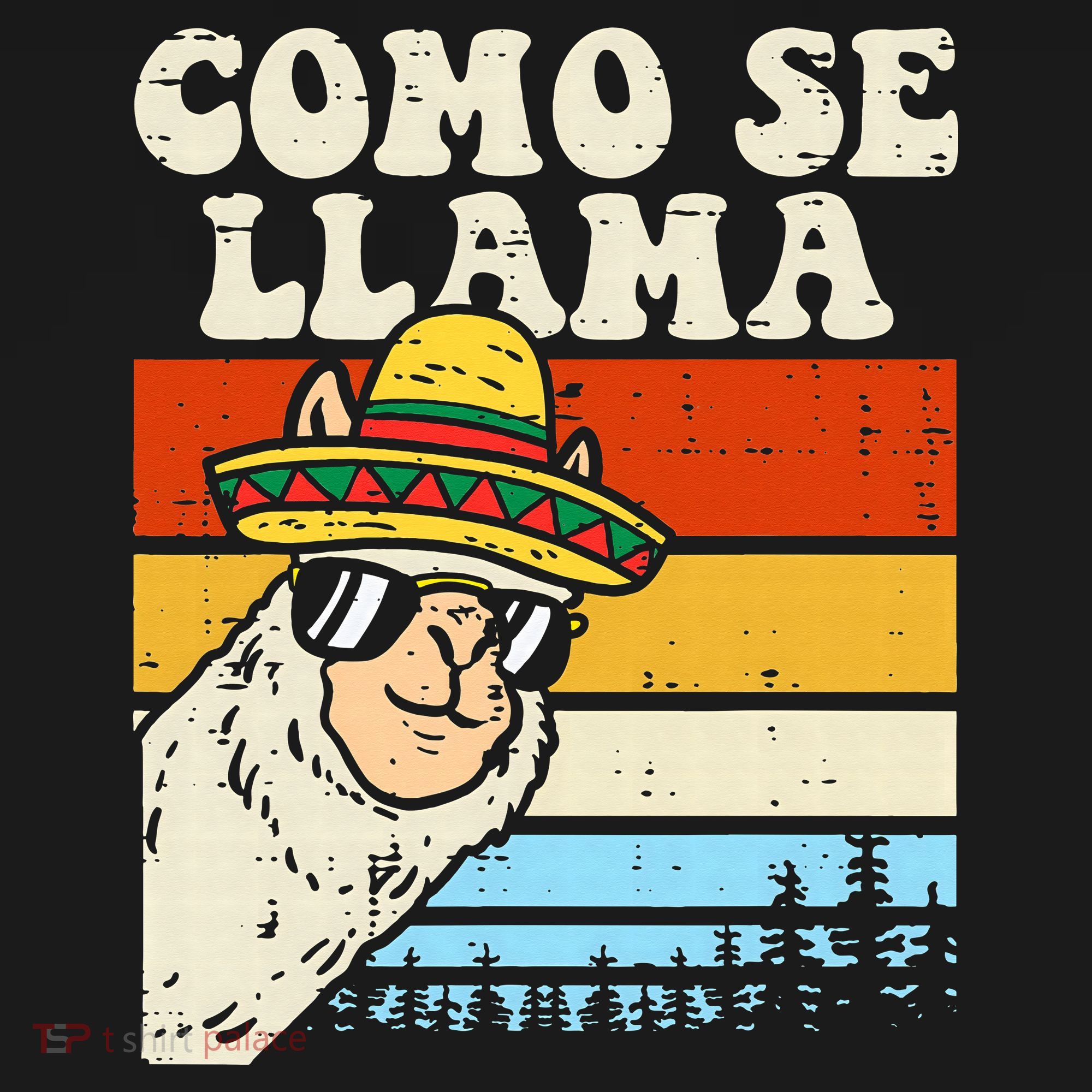 Como Se Llama Funny Cinco De Mayo Mexican Alpaca Animal Tank Top