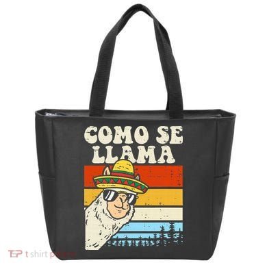 Como Se Llama Funny Cinco De Mayo Mexican Alpaca Animal Tote Bag