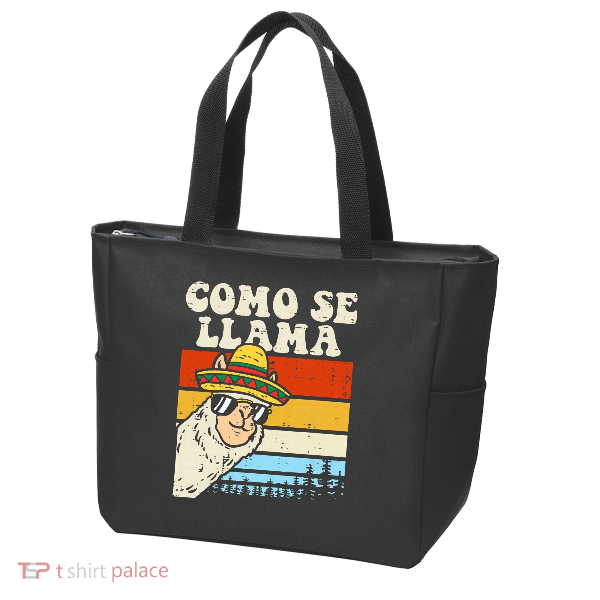 Como Se Llama Funny Cinco De Mayo Mexican Alpaca Animal Tote Bag