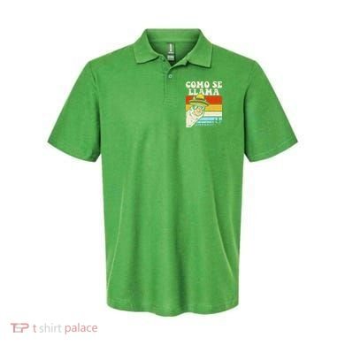 Como Se Llama Funny Cinco De Mayo Mexican Alpaca Animal Polo