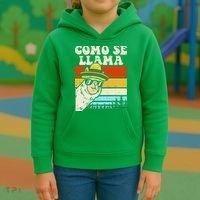 Como Se Llama Funny Cinco De Mayo Mexican Alpaca Animal Kids Hoodie thumb 3
