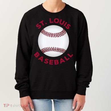 Classic St. Louis Missouri Baseball Fan Women's Sweatshirt