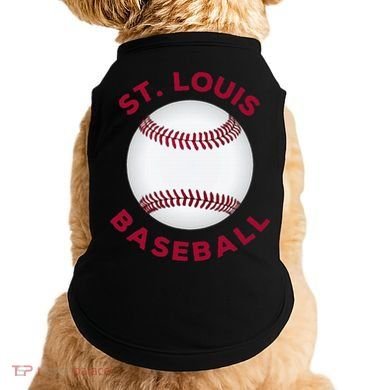 Classic St. Louis Missouri Baseball Fan Doggie Tank