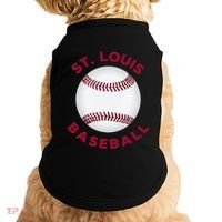 Classic St. Louis Missouri Baseball Fan Doggie Tank thumb 0