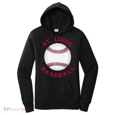 Classic St. Louis Missouri Baseball Fan Women's Hoodie