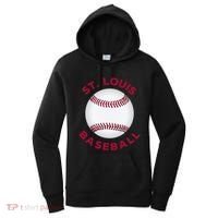 Classic St. Louis Missouri Baseball Fan Women's Hoodie thumb 0