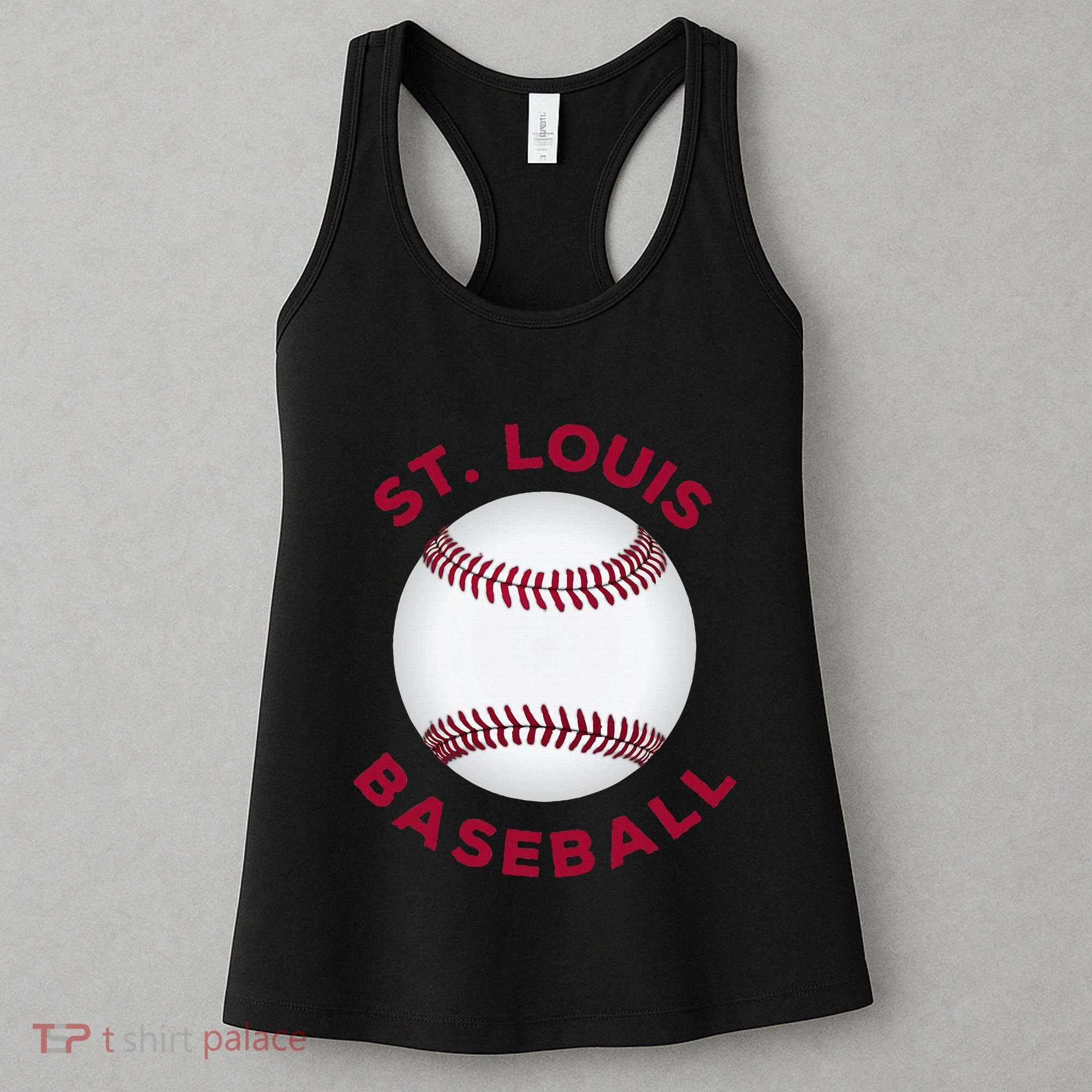Classic St. Louis Missouri Baseball Fan Women's Tank Top