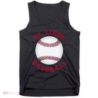 Classic St. Louis Missouri Baseball Fan Tank Top thumb 0