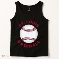 Classic St. Louis Missouri Baseball Fan Tank Top thumb 2
