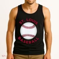 Classic St. Louis Missouri Baseball Fan Tank Top thumb 3