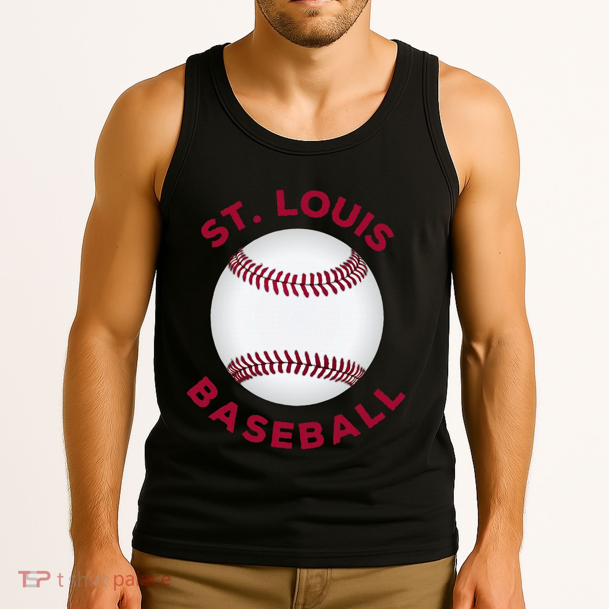 Classic St. Louis Missouri Baseball Fan Tank Top