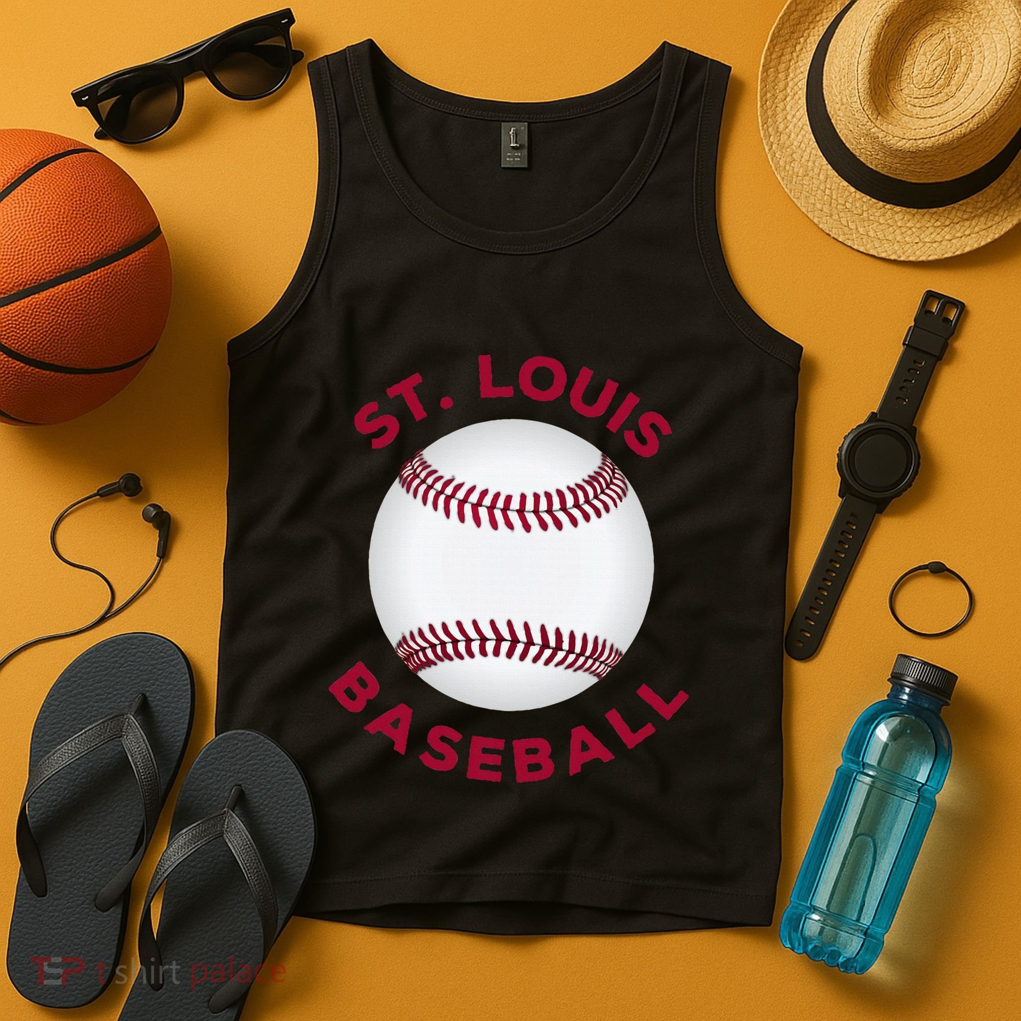 Classic St. Louis Missouri Baseball Fan Tank Top