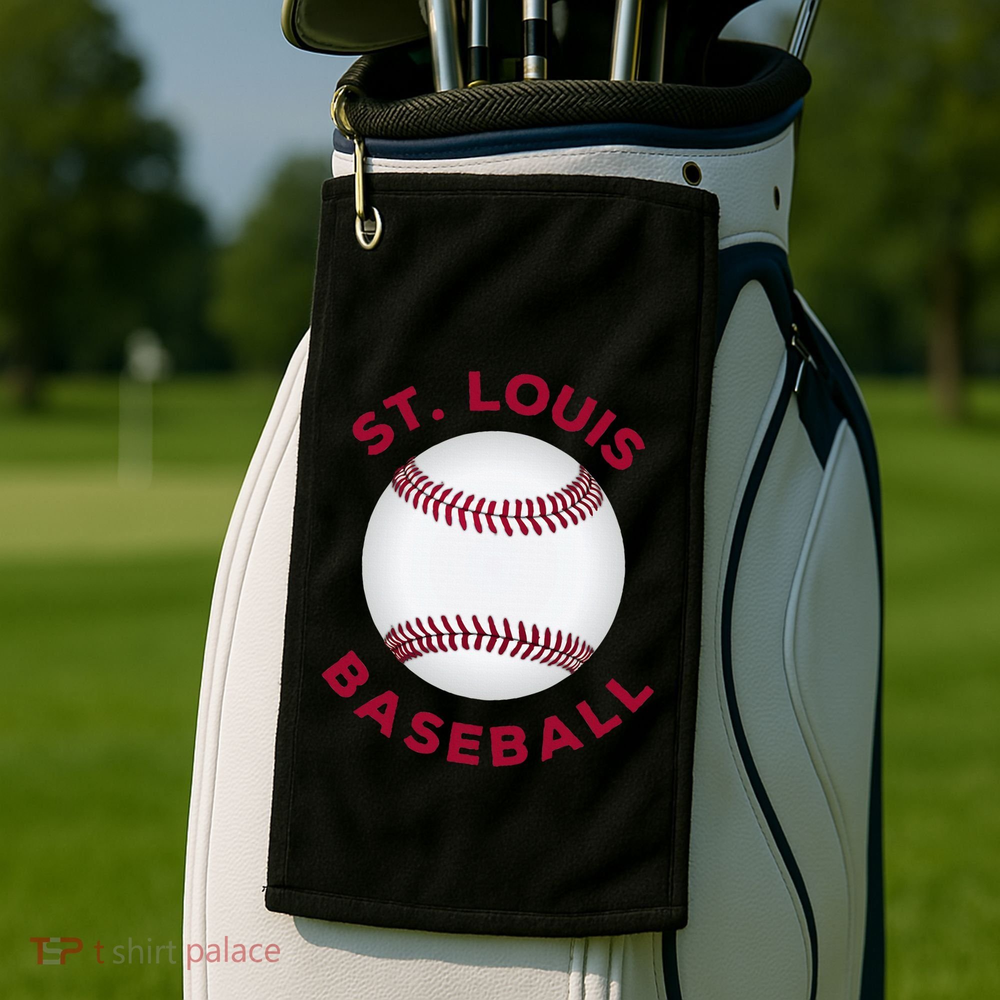 Classic St. Louis Missouri Baseball Fan Golf Towel
