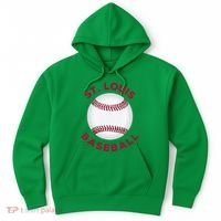 Classic St. Louis Missouri Baseball Fan Hoodie thumb 0