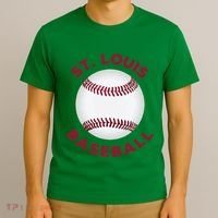 Classic St. Louis Missouri Baseball Fan T-Shirt thumb 3