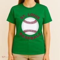 Classic St. Louis Missouri Baseball Fan T-Shirt thumb 4