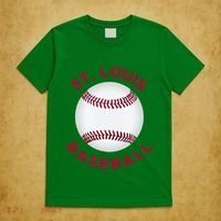Classic St. Louis Missouri Baseball Fan T-Shirt thumb 5