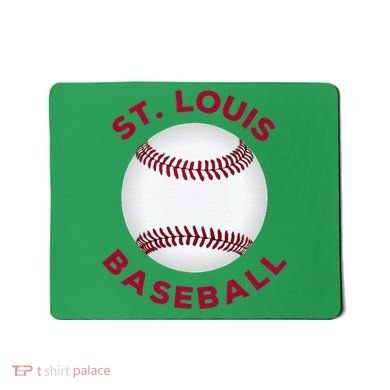 Classic St. Louis Missouri Baseball Fan Mousepad