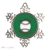 Classic St. Louis Missouri Baseball Fan Ornament thumb 0