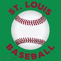 Classic St. Louis Missouri Baseball Fan Ornament thumb 1