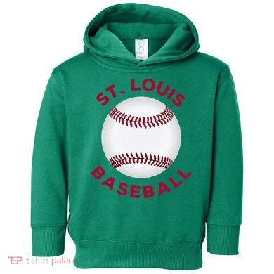 Classic St. Louis Missouri Baseball Fan Toddler Hoodie