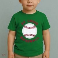 Classic St. Louis Missouri Baseball Fan Toddler T-Shirt thumb 2