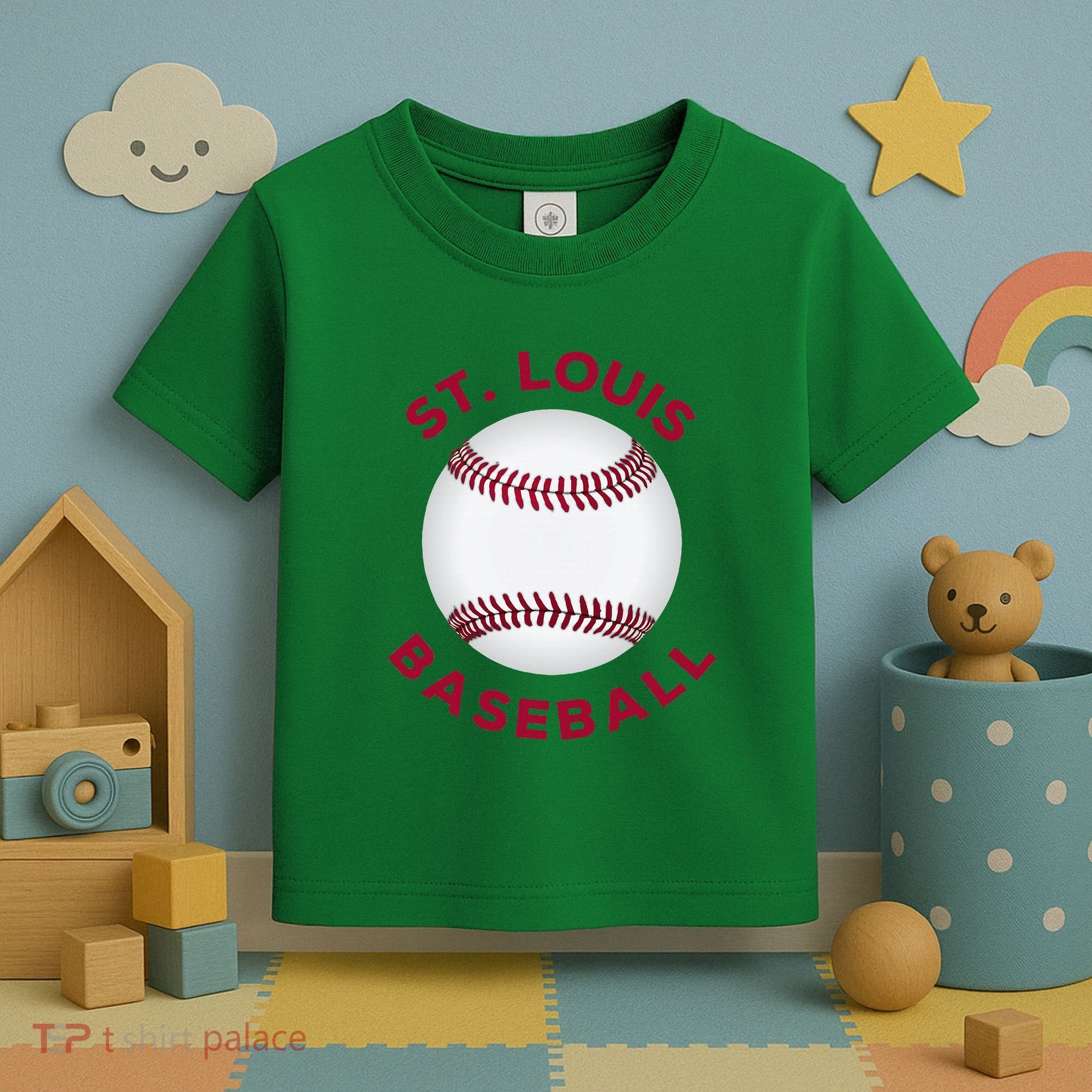 Classic St. Louis Missouri Baseball Fan Toddler T-Shirt