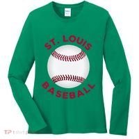 Classic St. Louis Missouri Baseball Fan Women's Long Sleeve Shirt thumb 0