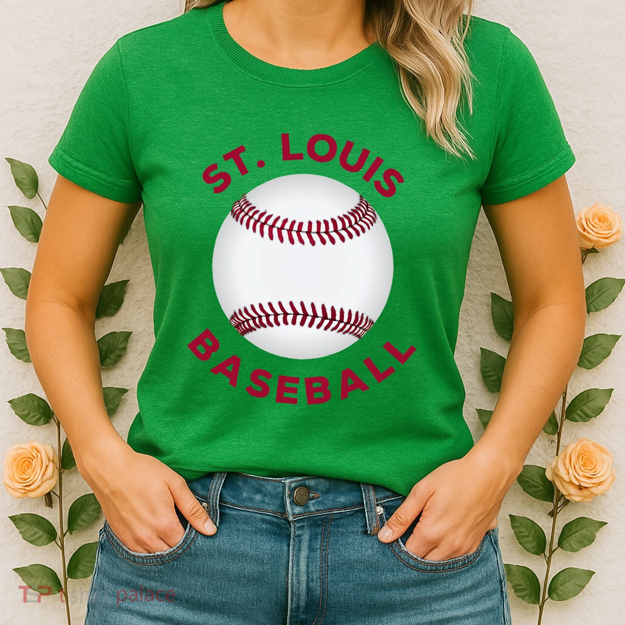 Classic St. Louis Missouri Baseball Fan Women's T-Shirt